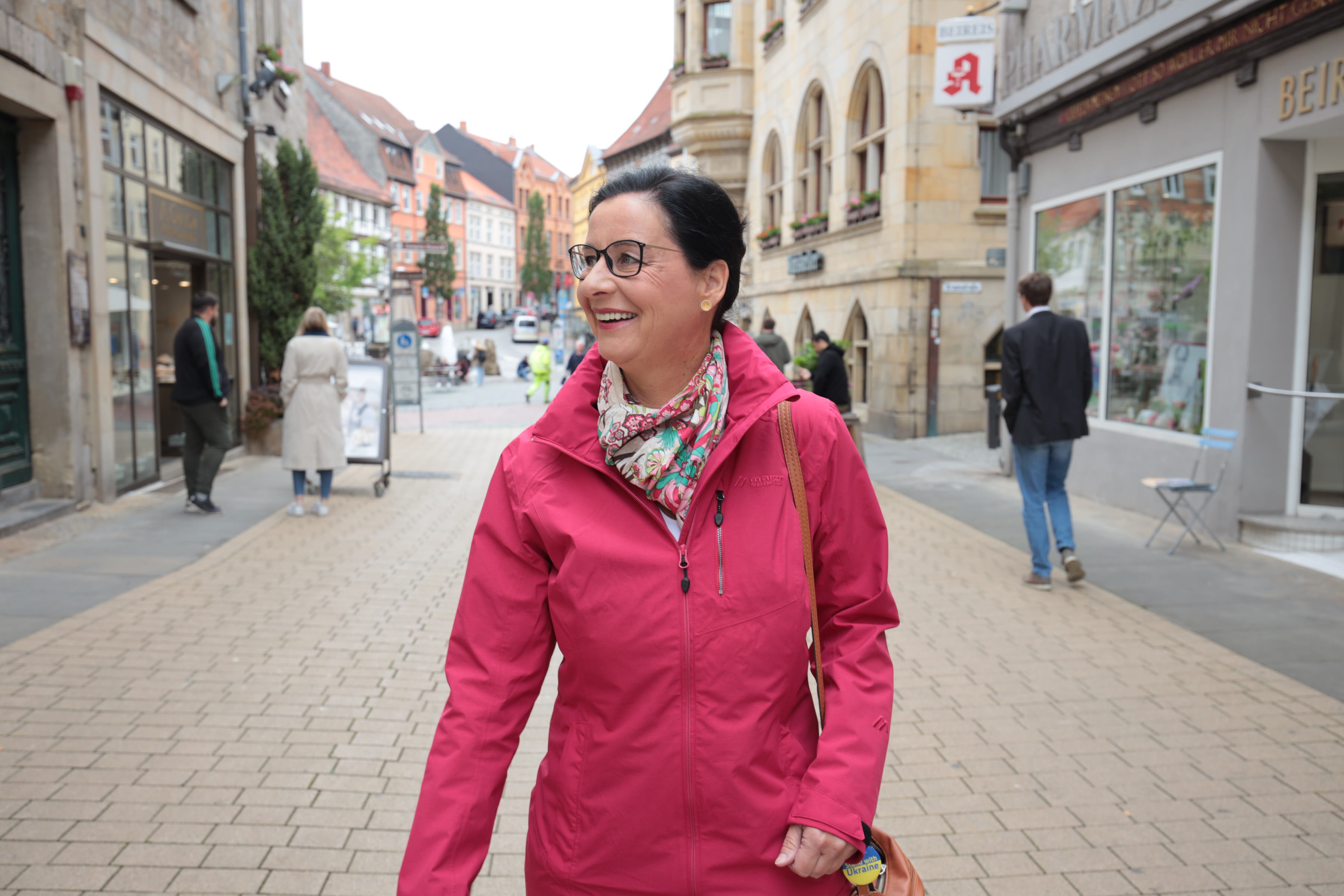 Veronika Koch freut sich über Fördergelder des Landes und des Bundes für die Altstadt Helmstedt.